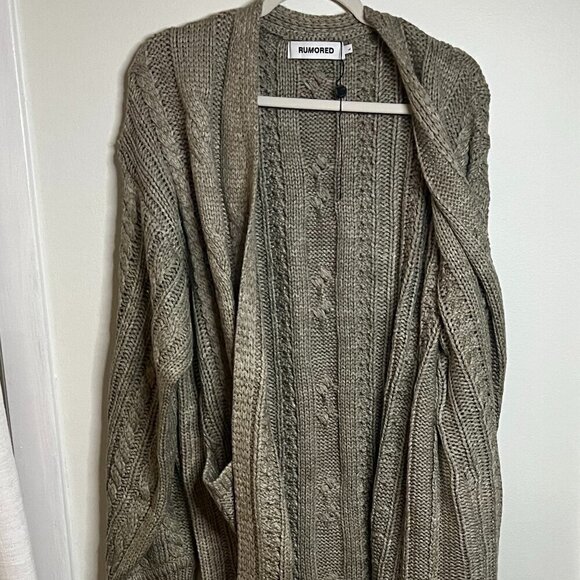 Rumored Woodland Cardigan | Flax Size L - Picture 5 of 9